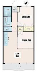 レジデンス21の物件間取画像